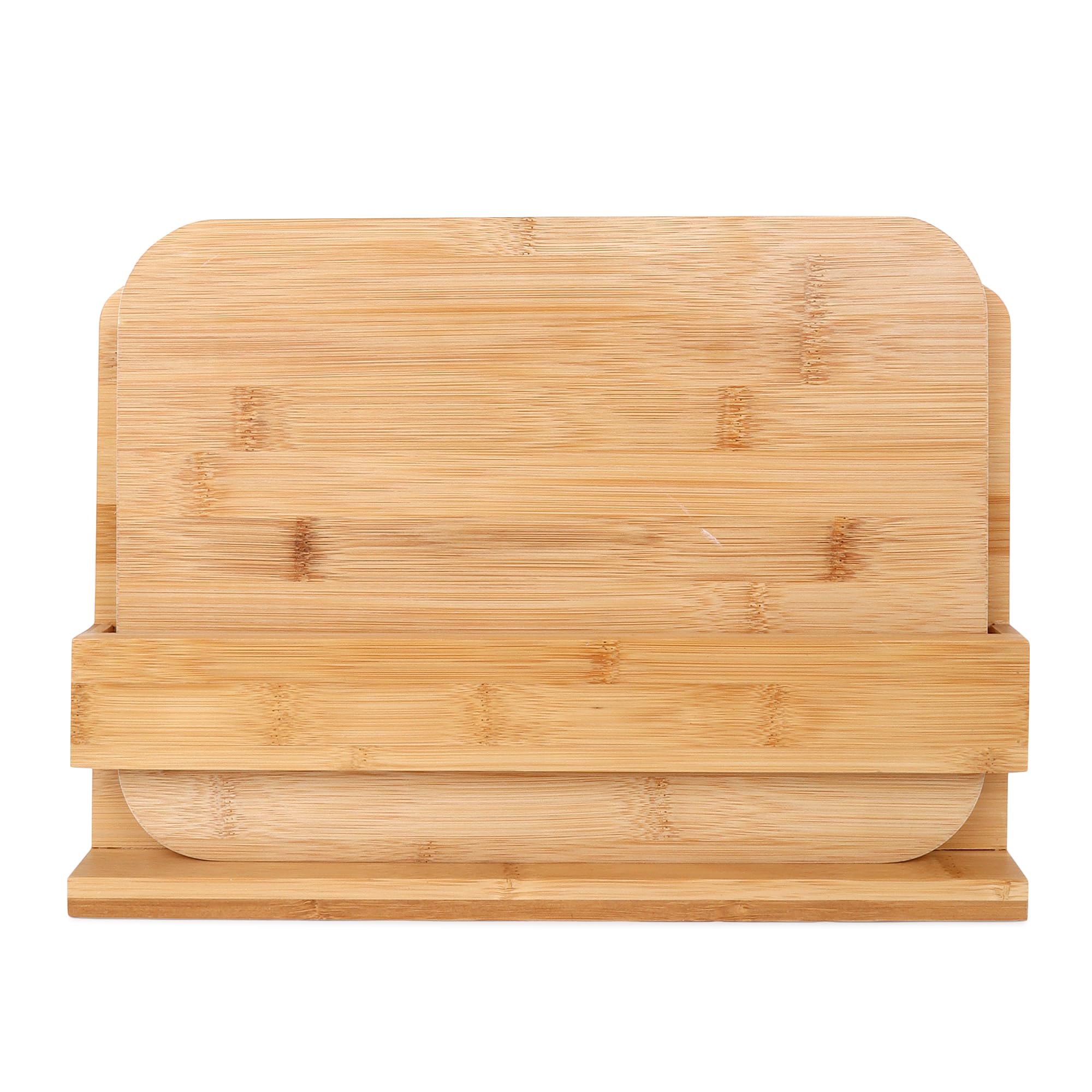 Merish Bamboo Cheese Board Set, Charcuterie Platter and Serving Meat Board Including 2 Slicing Knife,1 Chef Knife,1 Bread Knife (Brown) 2