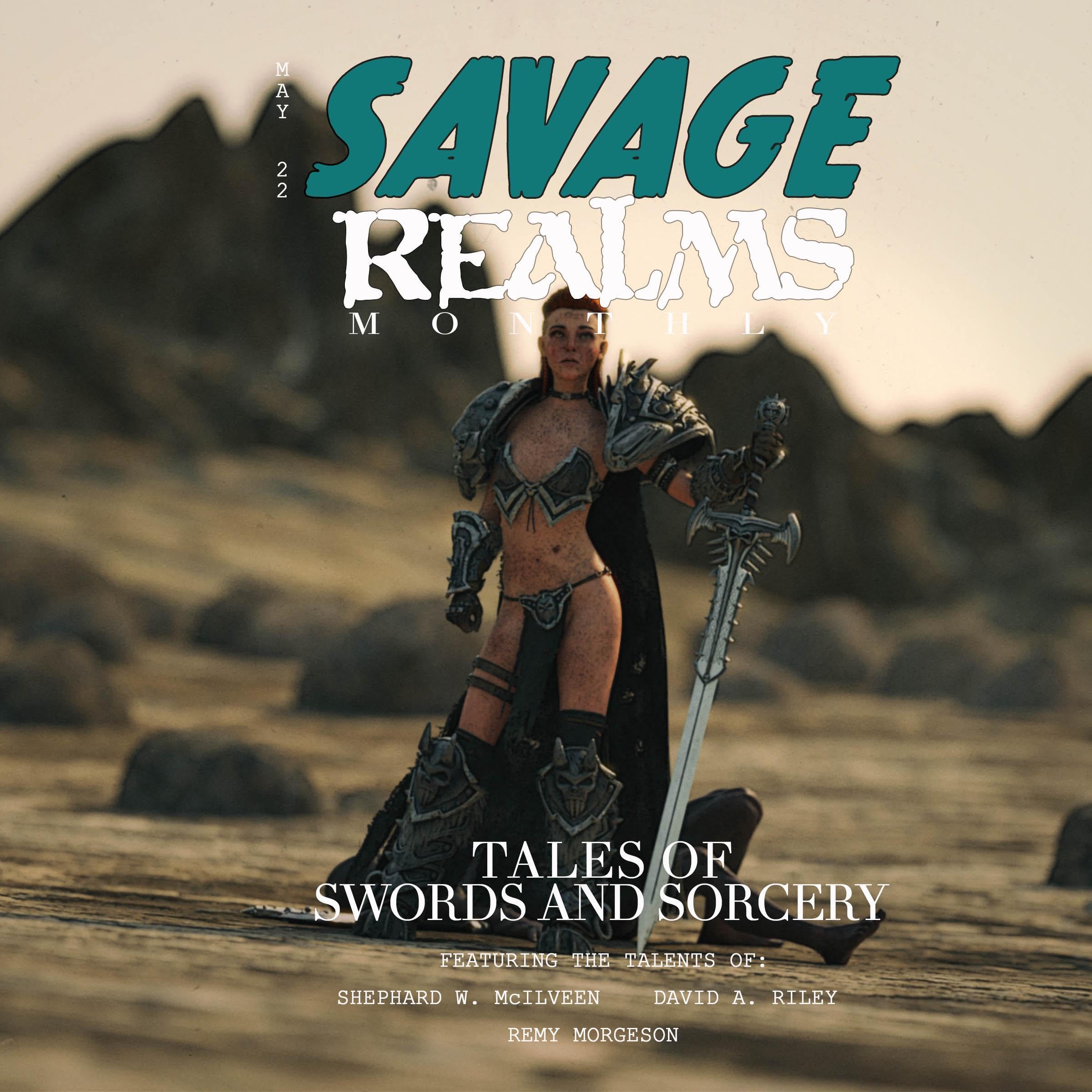 Cover art for Savage Realms Monthly: May 2022