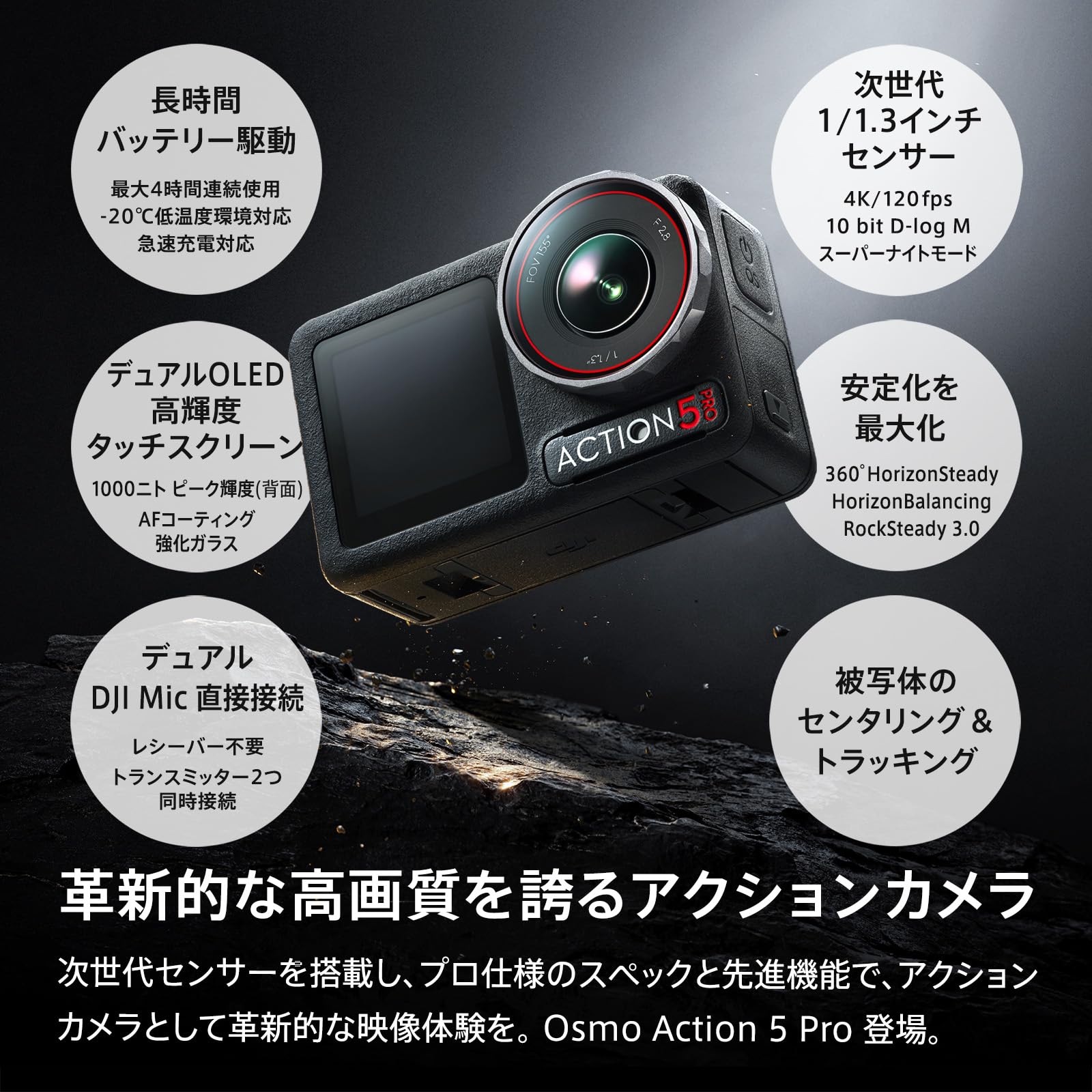 Amazon | DJI Osmo Action 5 Pro スタンダードコンボ+Osmo Action 