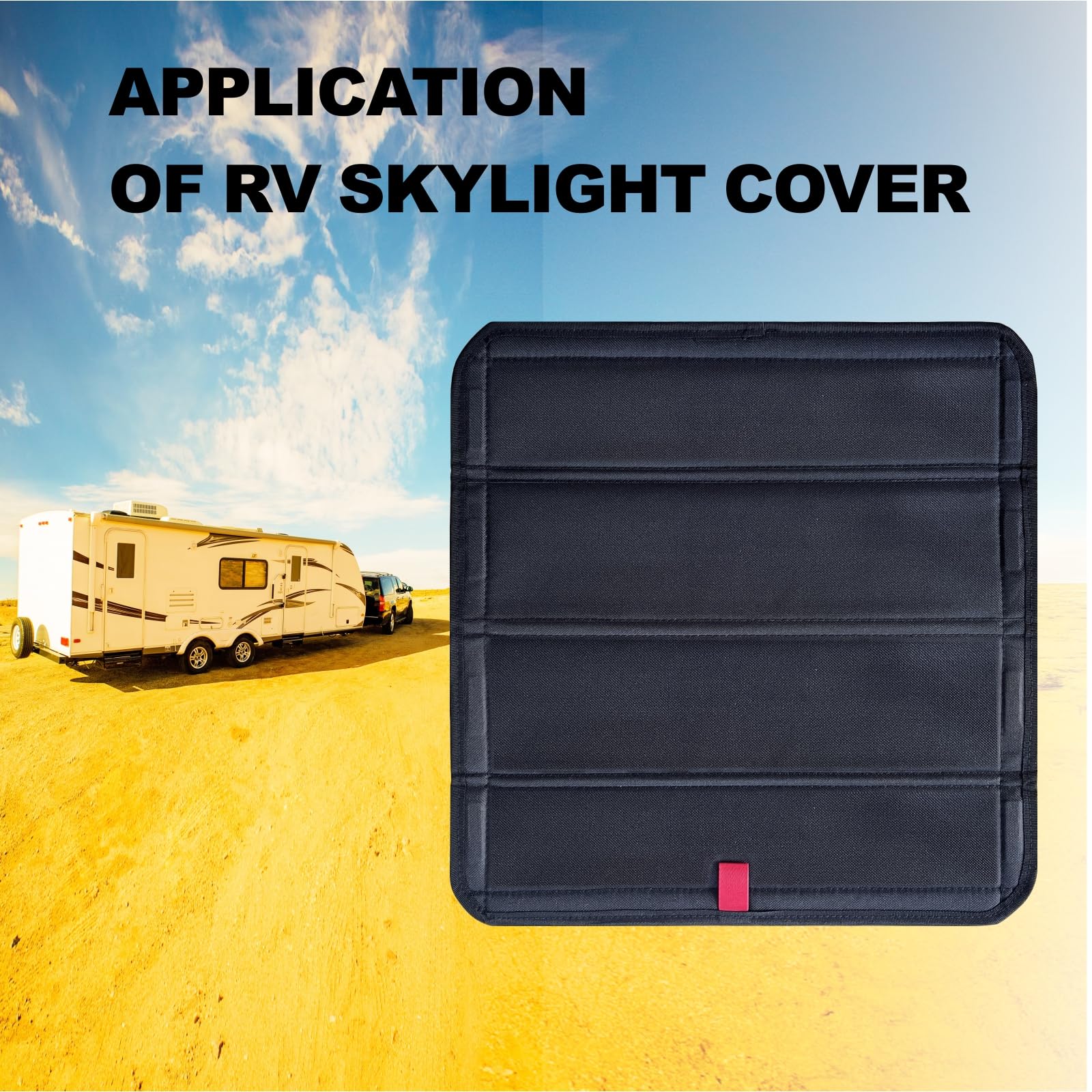 Snapklik.com : RV Skylight Cover, Magnetic RV Window Shade,Foldable ...