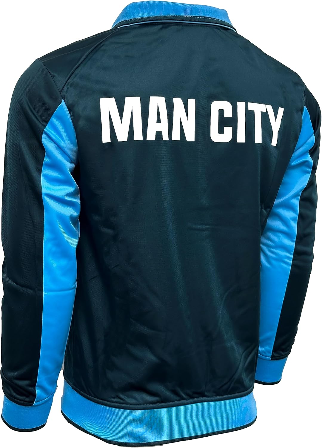 Icon Sports Compatible With Manchester City Jacket For Boys, Licensed M. City Soccer Track Jacket Youth Sizes