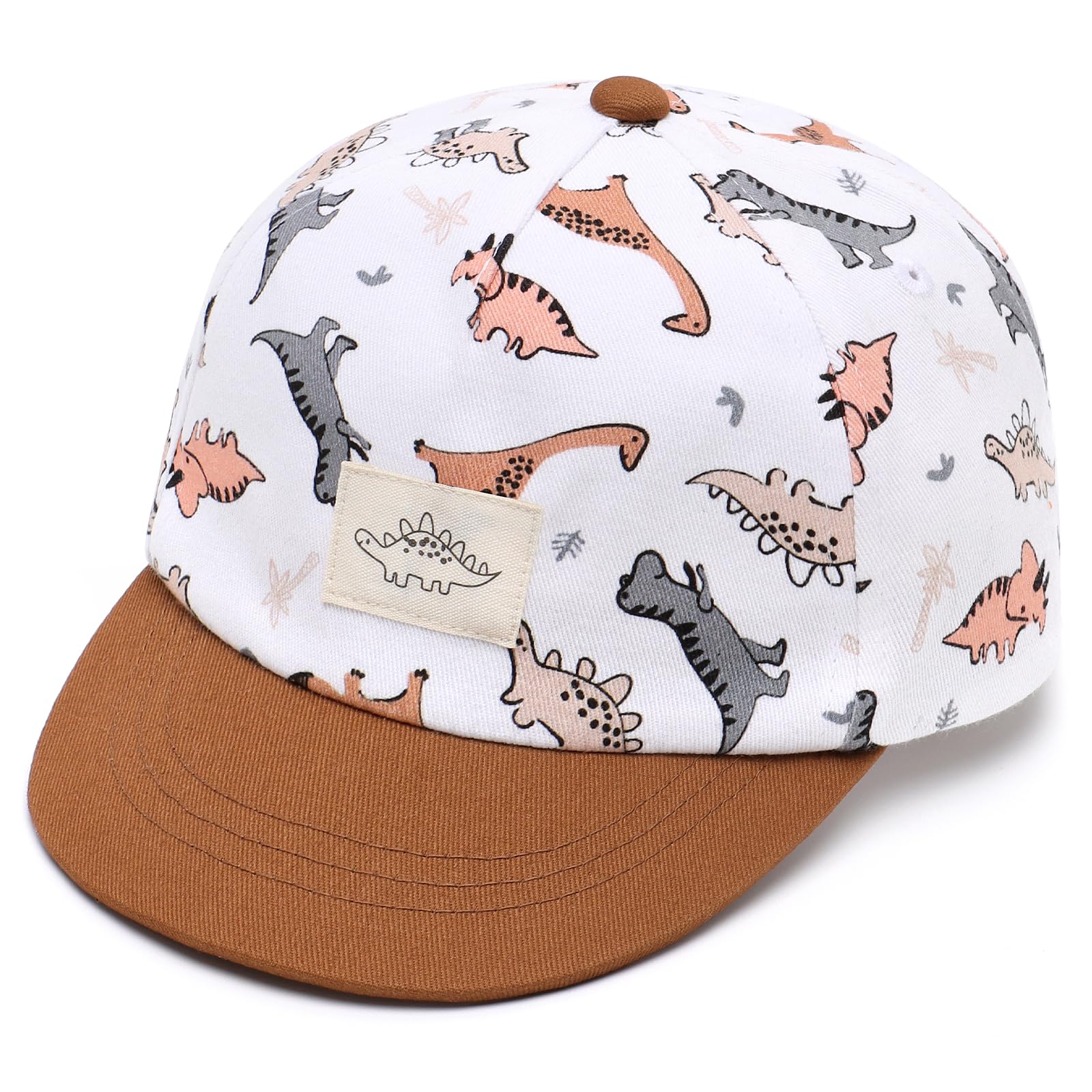 Duoyeree Toddler Baby Baseball hat Infant Baseball Cap Soft Cotton Snapback hat Boys(0-3M)