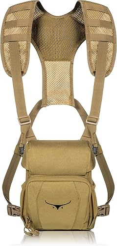 Boundless Performance Arnés binocular Chest Pack - Nuestra funda de arnés Bino es ideal para caza, senderismo y disparo - Correas bino aseguran tus