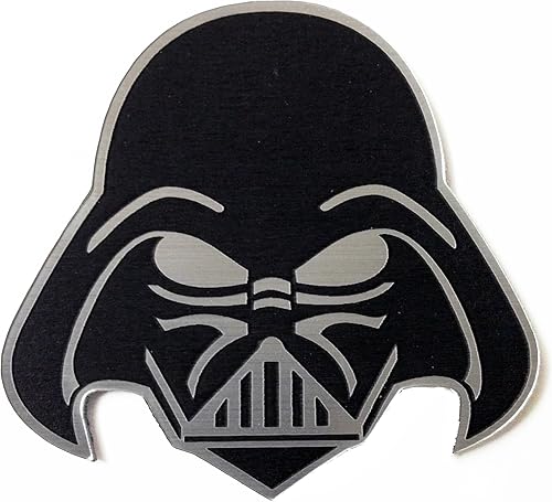 Darth Vader - Emblema de coche para vehículo, color negro