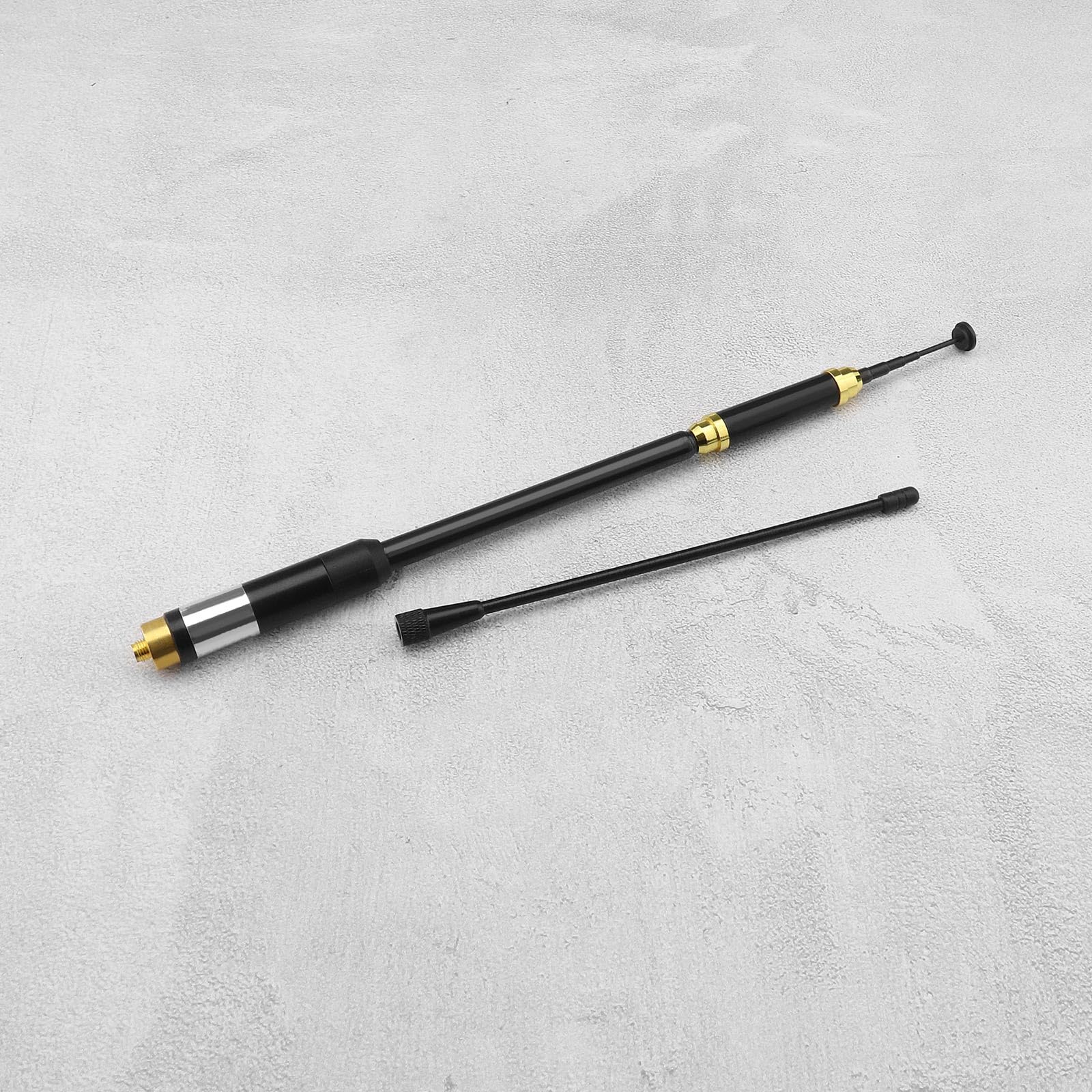 SMA-żeńska chowana antena AL-800 dwuzakresowa VHF/UHF 144/430 MHz kompatybilna z Baofeng kompatybilna z Quansheng Walkie-Talkie