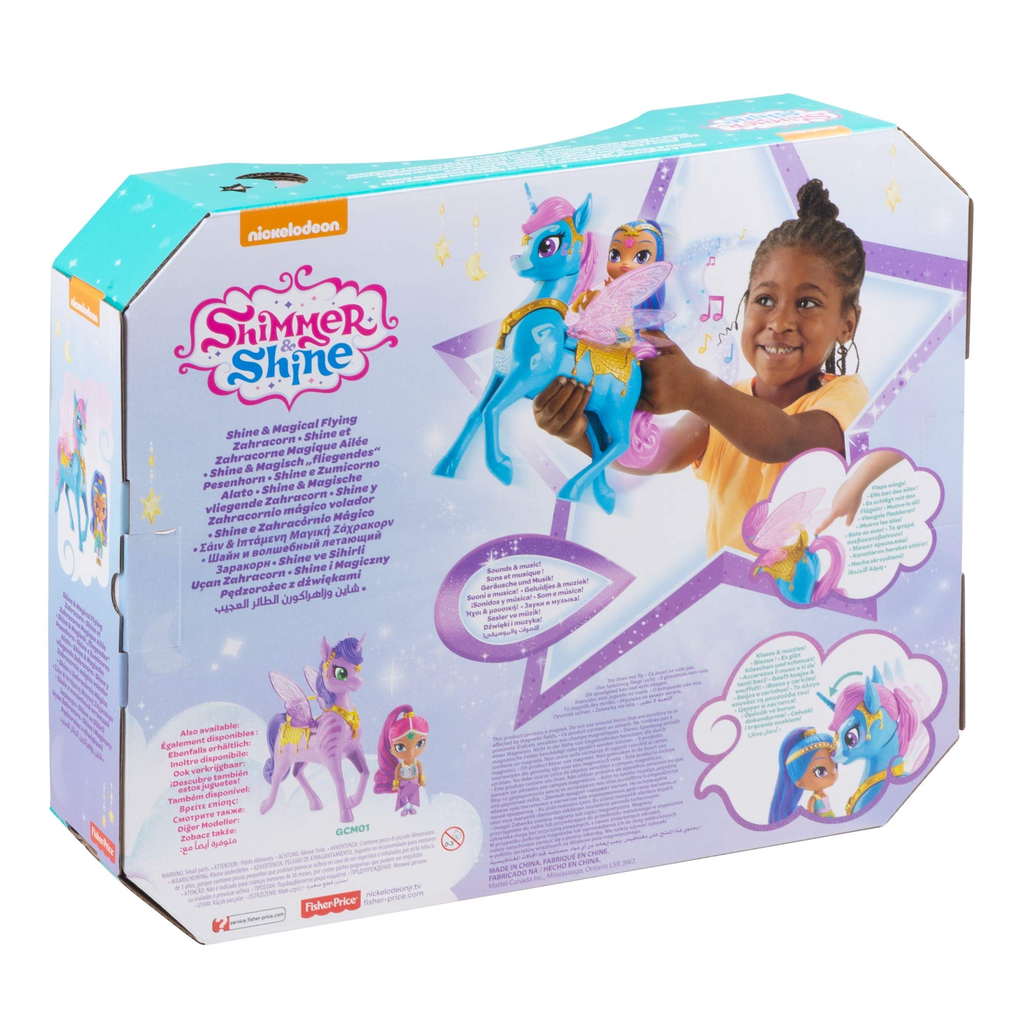 Mattel FHN27 Bambola Minu Con Ali E Pettine: Magia Floreale Nel Mondo Di Shimmer E Shine, Giocattolo Per Bambine Dai 3 Anni