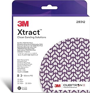 3M Xtract CubitronII tarcza netto 710W, 29312, 2x80+, 2x120+, 2x180+, 2x320+, 125 mm x NH, wielopak