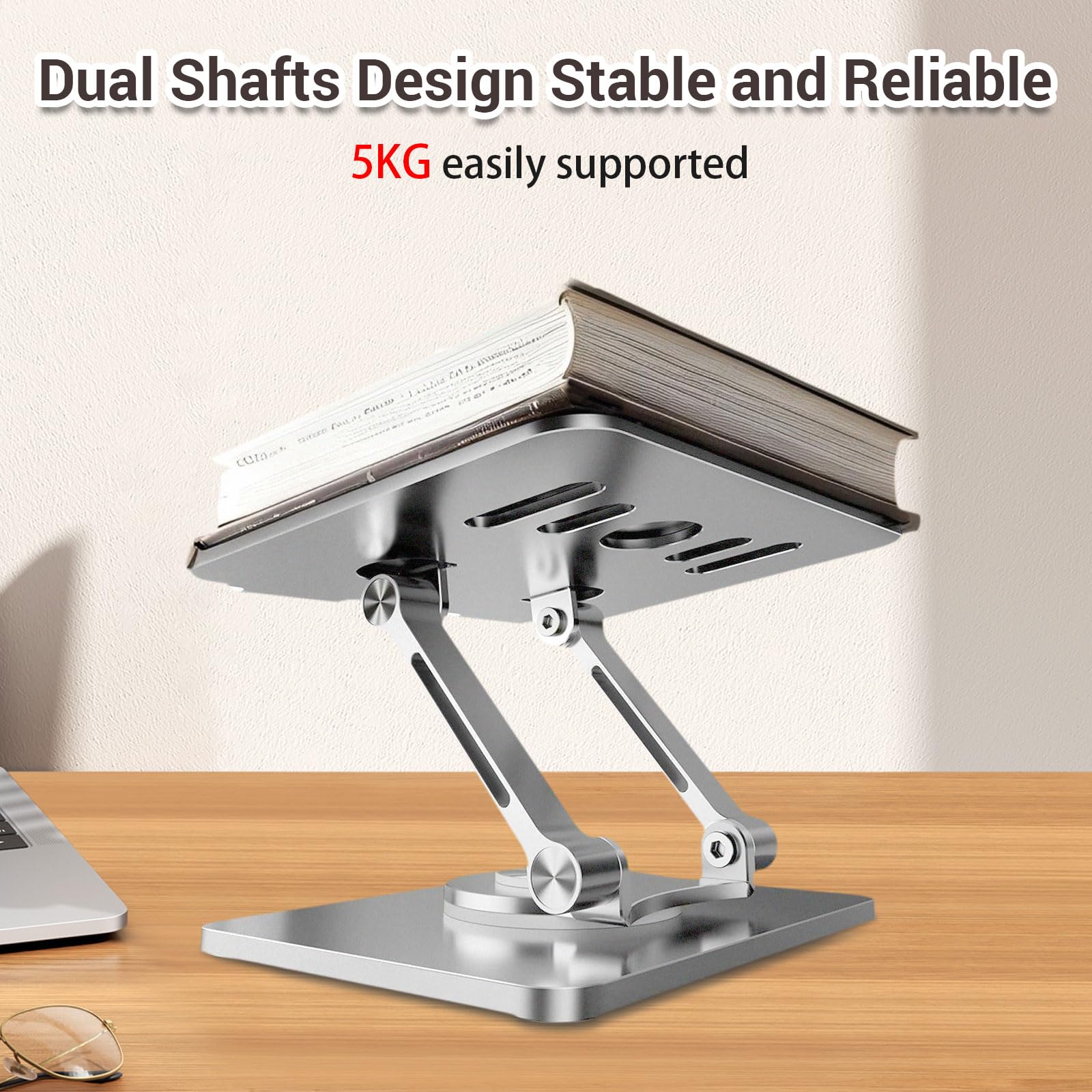 Supporto Tablet Girevole a 360° Regolabile Compatibile con 4-13'' iPad Android
