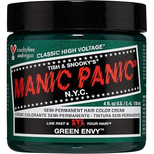 Manic Panic Green Envy Hair Dye 118ml 118 ml