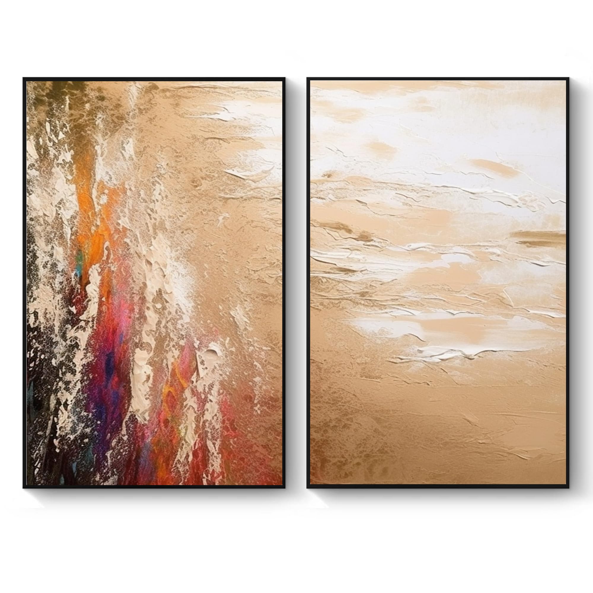 Amazon.com: ‎UYLHJKLZ Set of 2 Abstract Painting Original Abstract
