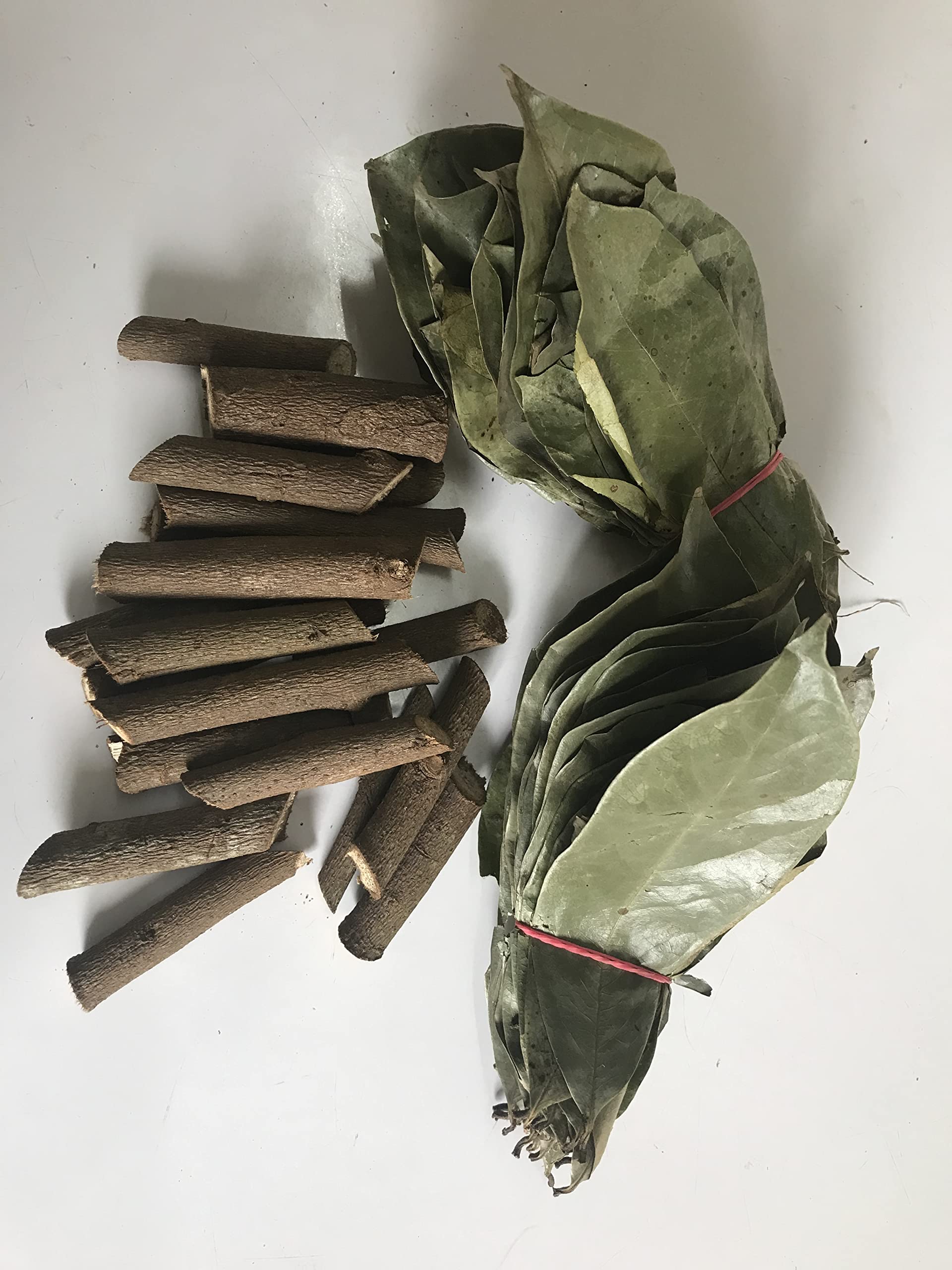 Natural Graviola Soursop Guanabana shadow Dried 1000 Leaves + 500 grams Soursop tree stems. (With printed preparation Instructions)