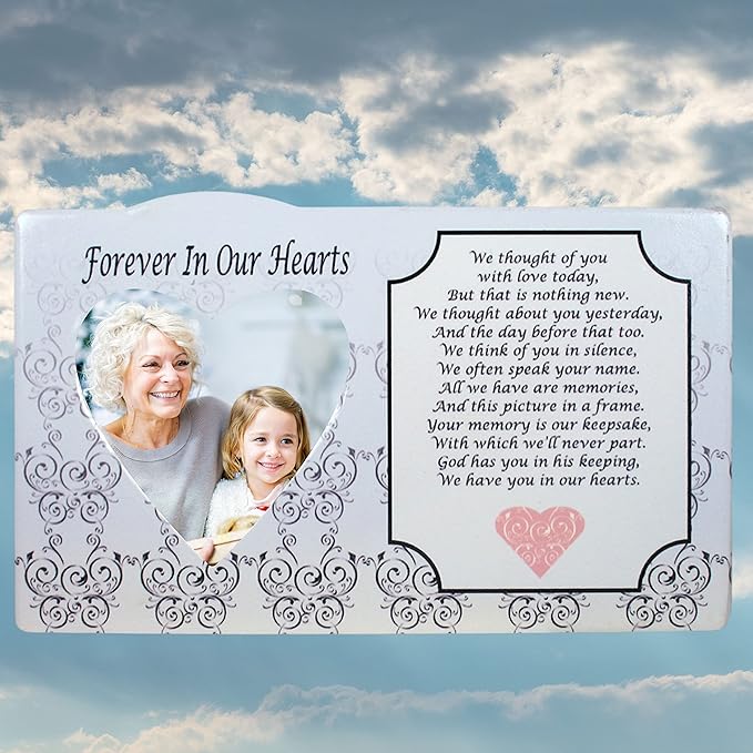 Memorial Photo Frame Loving Memory Tribute for a
