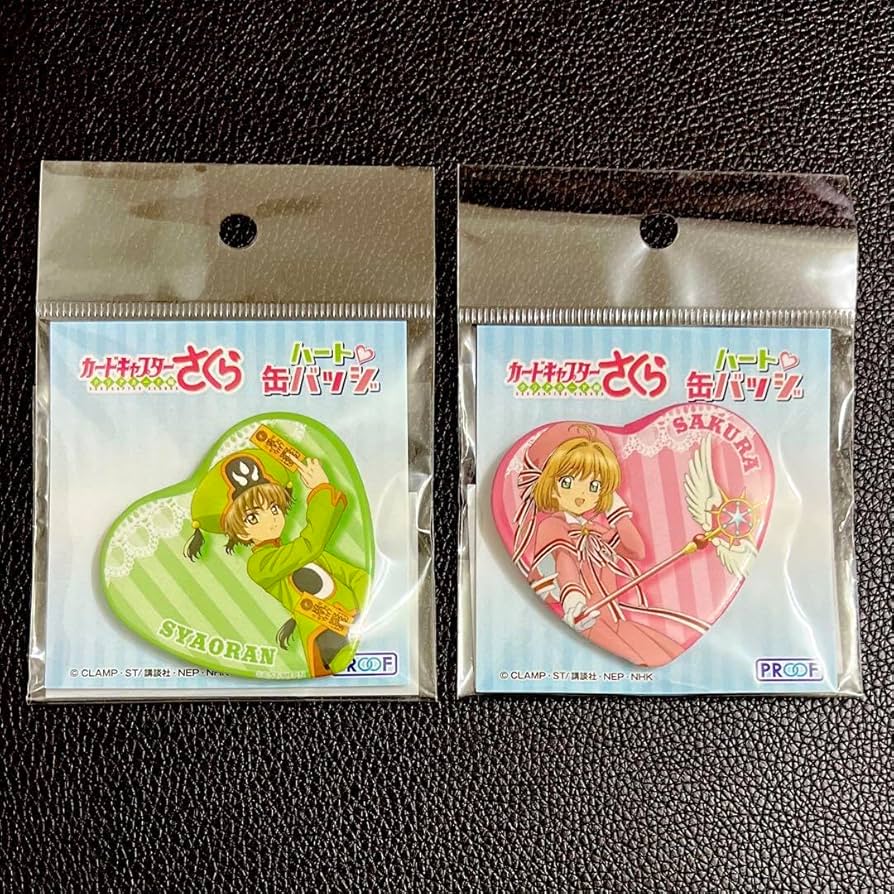 カードキャプターさくら　小狼　缶バッジ　ハート型缶バッジ　李小狼　30点セット TVアニメ『カードキャプターさくら』 - トレーディングハート型