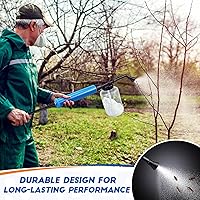 Vista 6 de Qualirey Polvo de tierra de diatomeas, dispensador aplicador de polvos de jardín de 16.9 fl oz, polvo de polvo, aplicador de polvos para el hogar