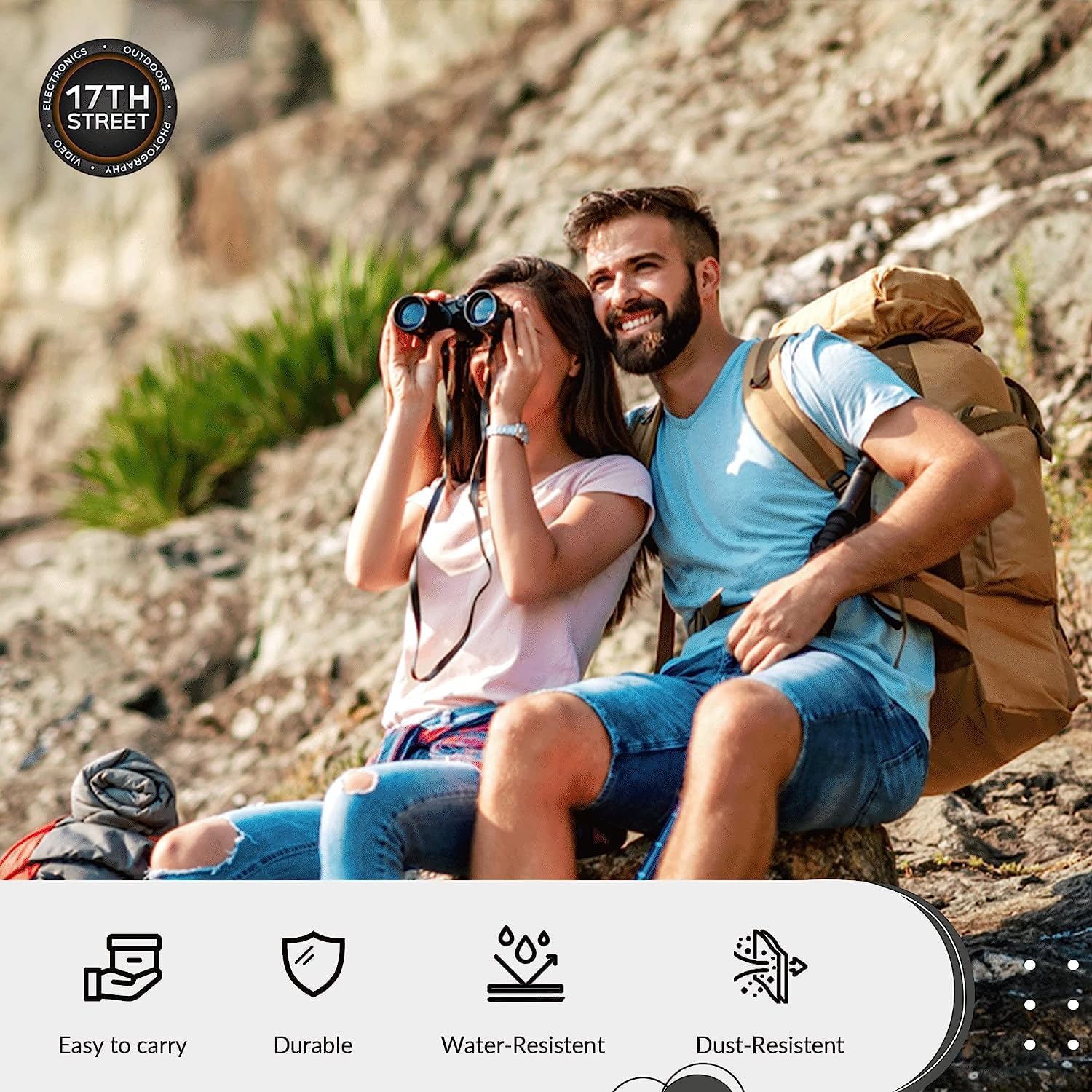 Nikon 12x42 Monarch M5 Binoculars with Lens Pen, Harness, & Flashlight Kit