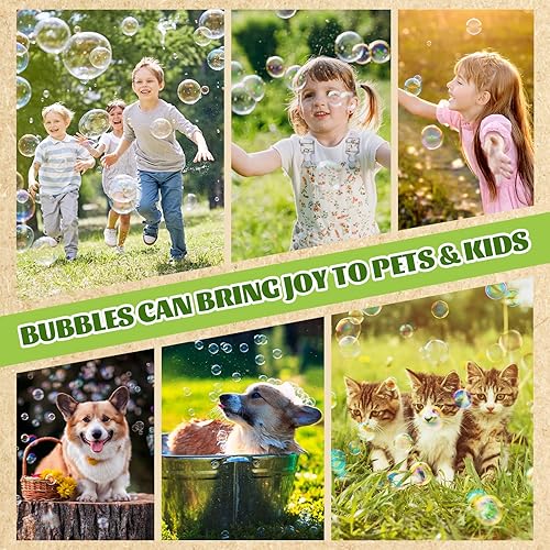 Miniatura 9 de 60 Holes Bazooka Bubble Gun Kids Toy,Rocket Bubble Machine with Colorful Light,10000+ Bubblemin Bubble Blaster Launcher,Gatling Bubble Maker Bubble