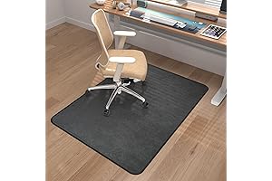 Corduroy Chair Mat for Carpet Perfect for High Pile