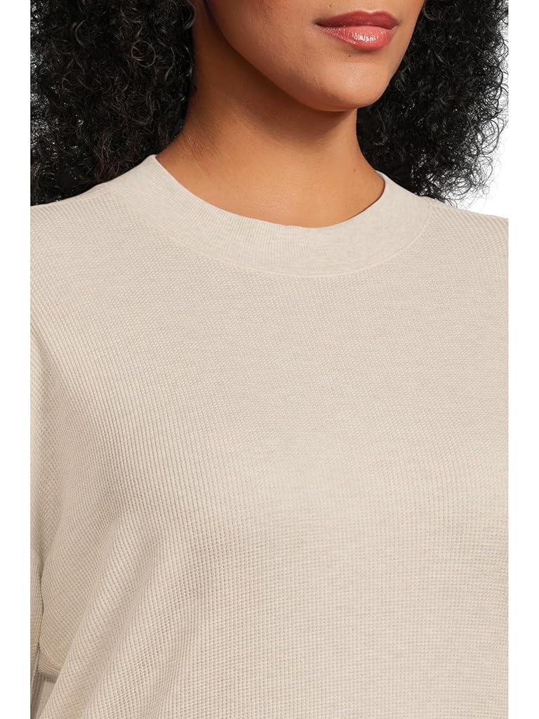 Beige Prana Touchstone Long Sleeve Crew