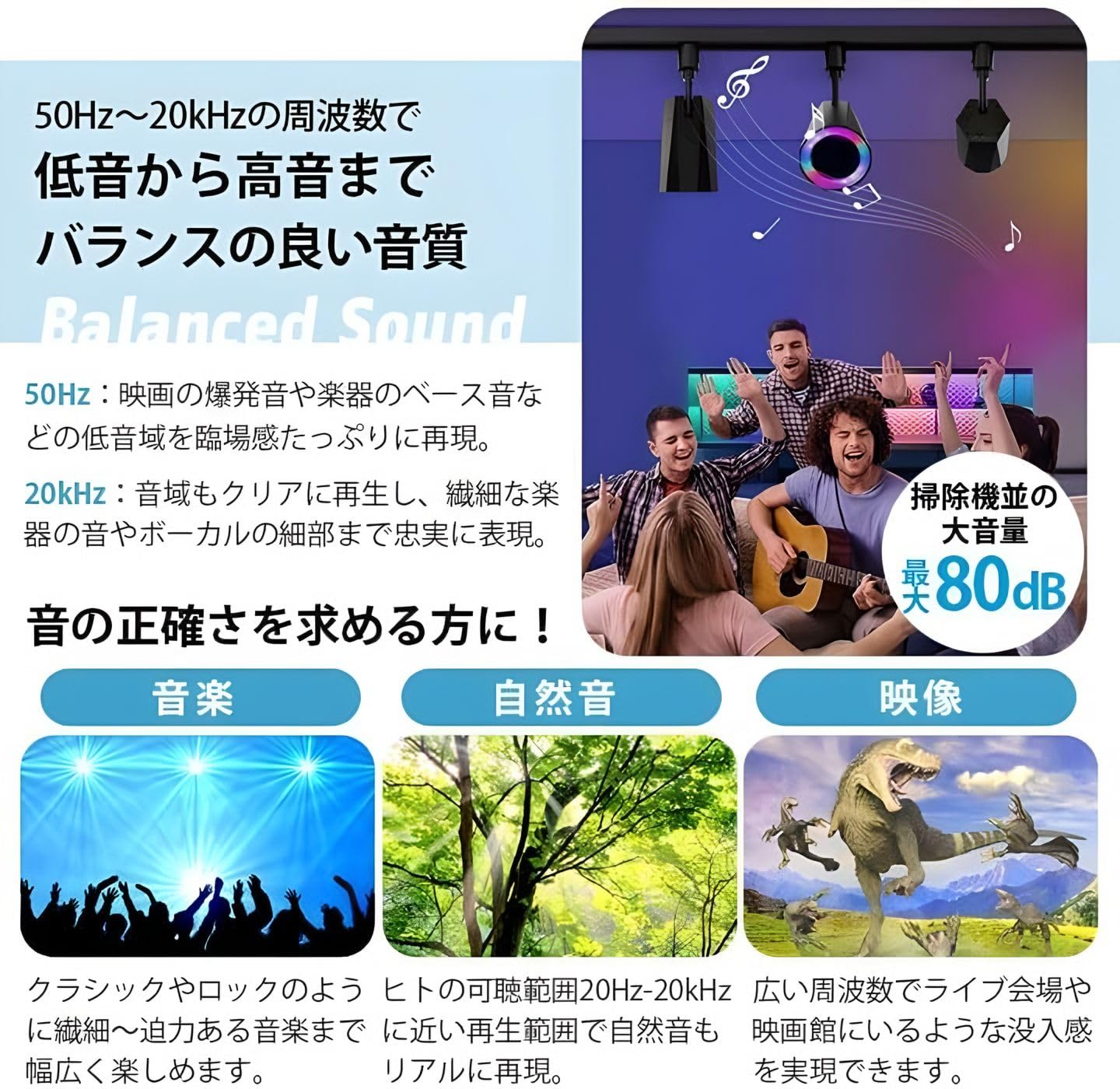 オーディオ機器 Bluetoothスピーカー LDRSPK12-K ブラック4個セット