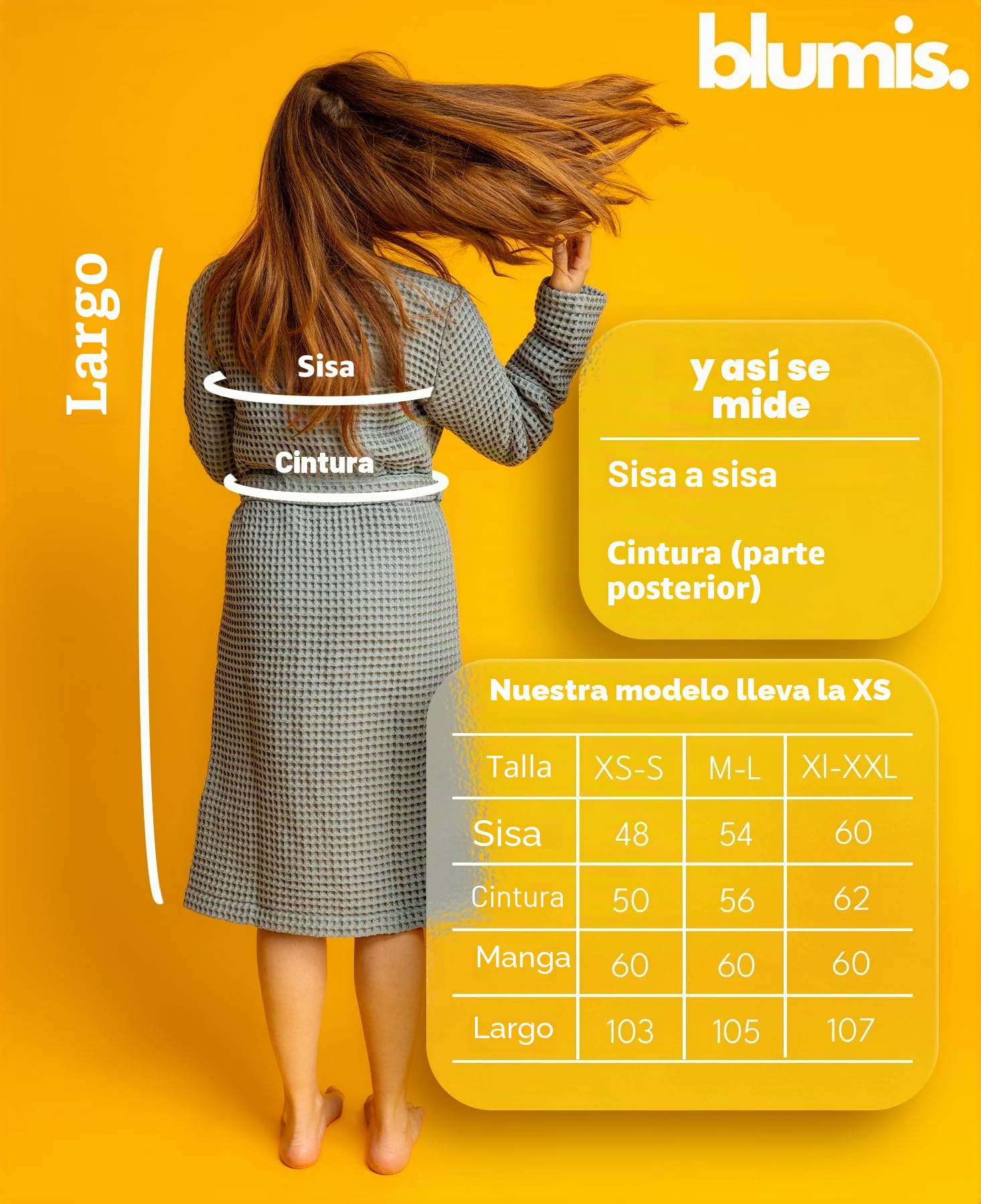 Albornoz para mujer | Heavy Waffle pique 250 GSM, algodón certificado OEKOTEX, transpirable, de secado rápido, ideal para sauna y spa, elegante corte kimono
