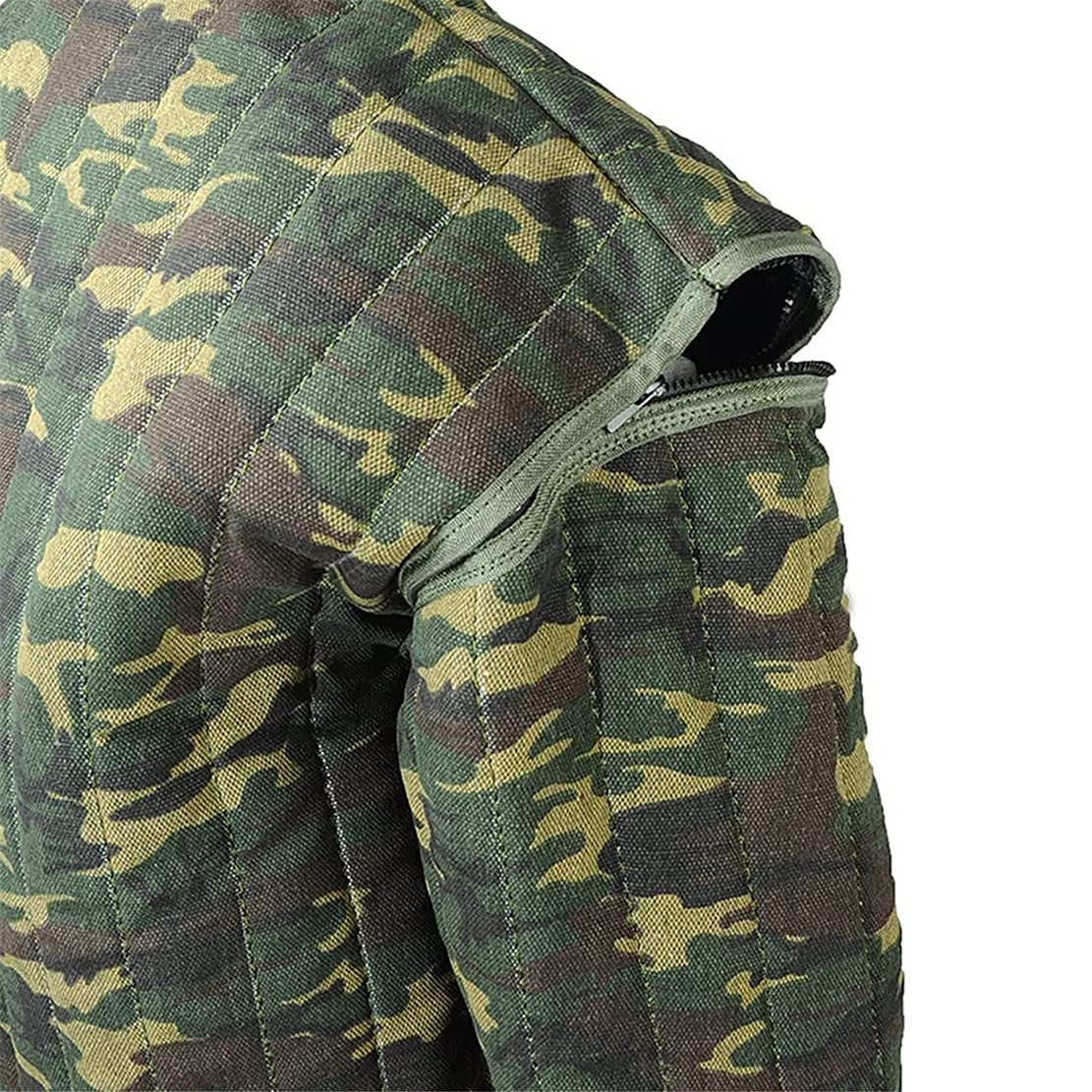 Traje profesional para mordeduras de perro para entrenamiento de policía, traje de entrenamiento de protección corporal con mangas para mordeduras de perro, ropa segura para entrenamiento K9