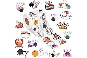1000Pcs Cute Bowling Stickers for Scrapbooking