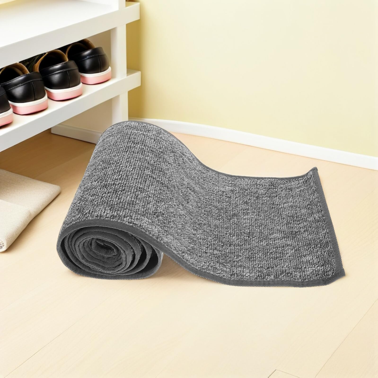 Tapete Rascador XL para Gatos 350x30 Cm, Alfombra para Rascar Muebles, Almohadilla Protectora contra Arañazos, Accesorio para Caminadora de Gatos, Uso Interior y Prevención