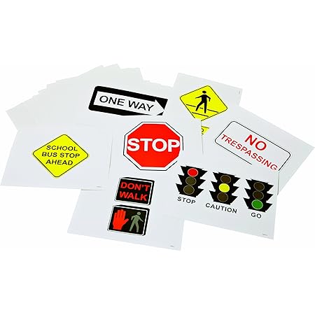 Amazon.com: Community Safety Signs Set Of 32: Sports & Outdoors