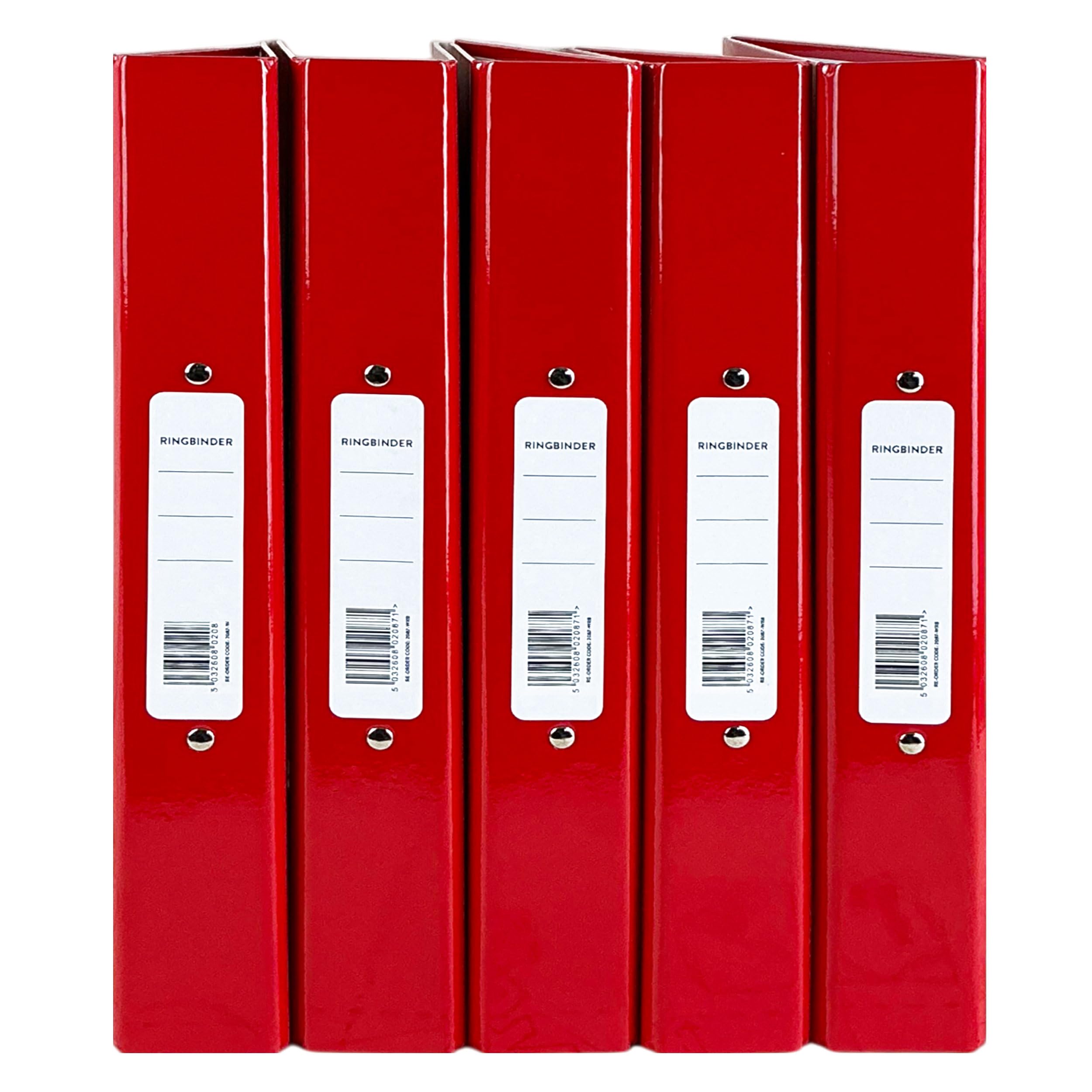 A4 Glossy 2-Ring Binder Files School Work Office 40mm Spine File Organiser