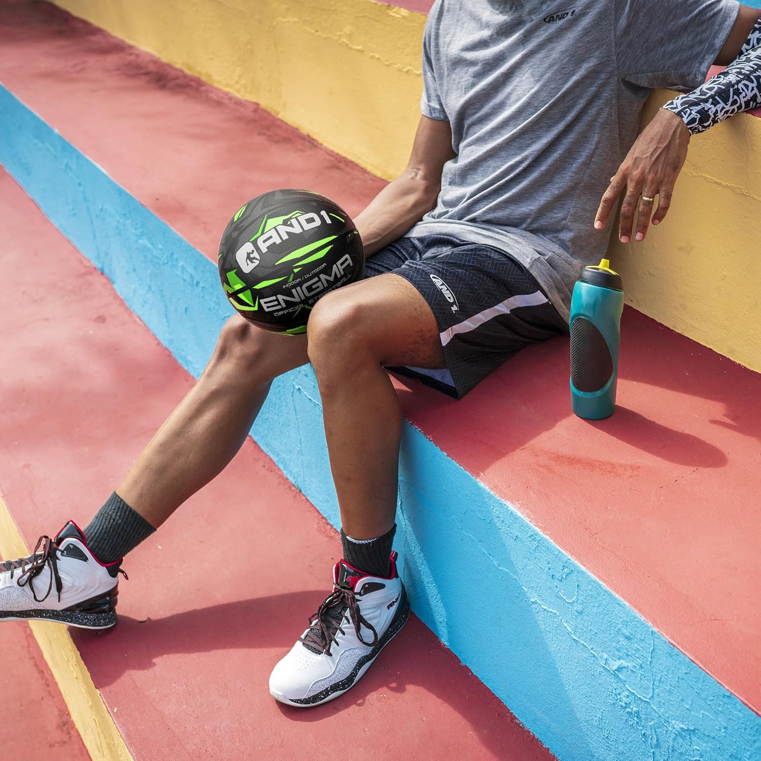 AND1 - Brandclub - AND1 Enigma Rubber Basketball: Official
