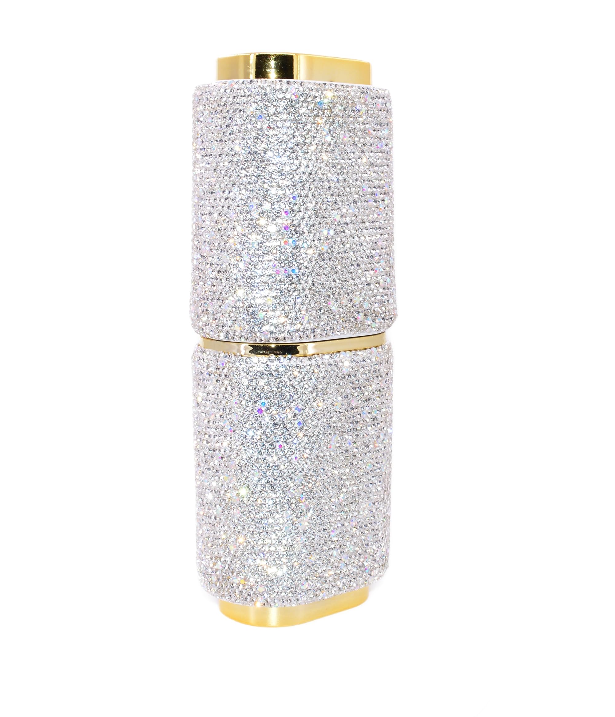 Designs AblazeBedazzled Bling Rhinestone Cosmetics Case or Toiletries Case - Iced, Crystalized