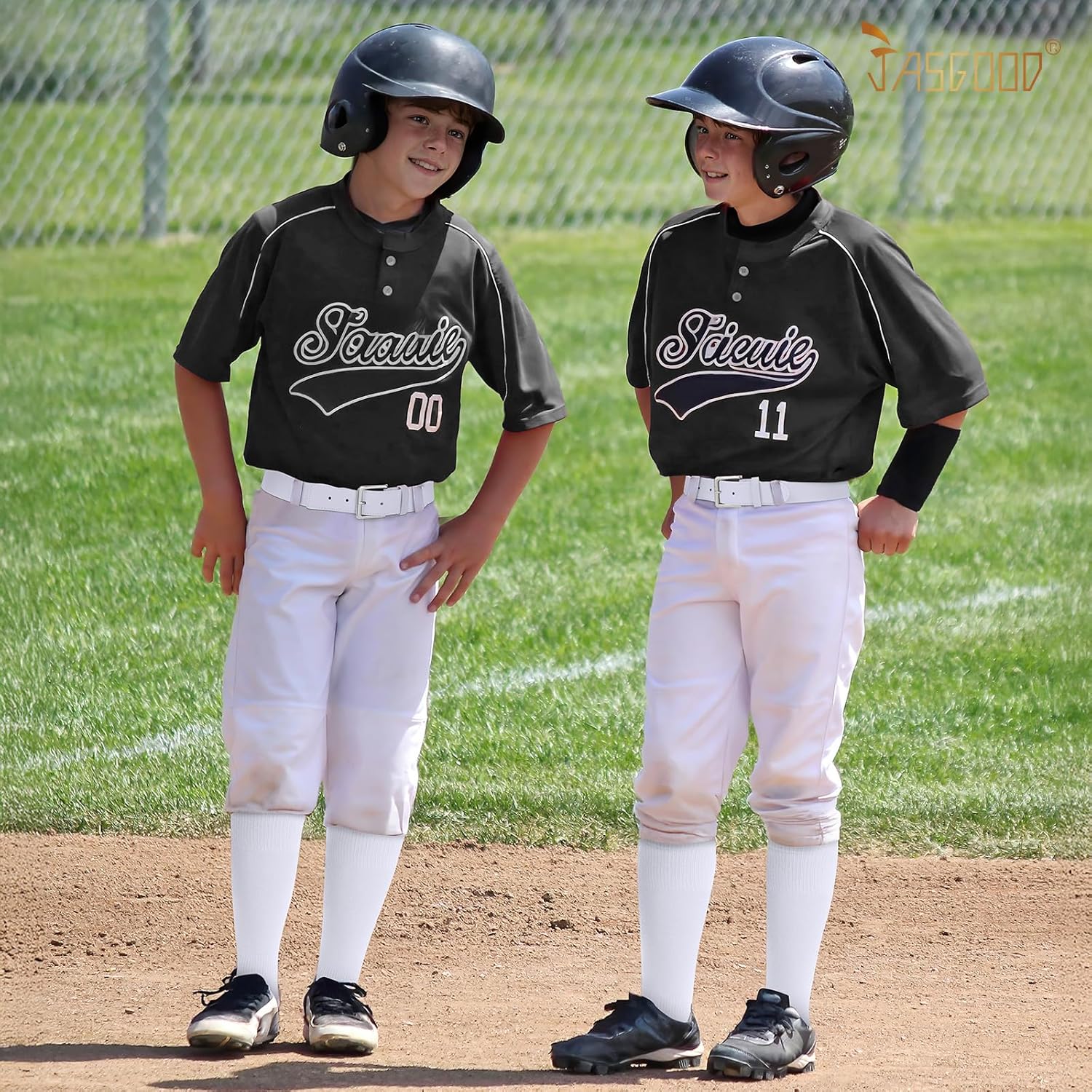 Baseball Socks and Belt for Youth Adult Softball Socks Combo Elastic Waist Belt for Men Kids Boys Girls Women JASGOOD - Image 2