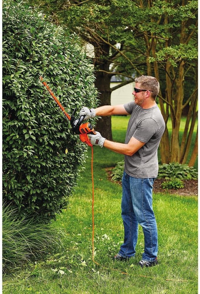 BLACK+DECKER Electric Hedge Trimmer, 22-Inch (BEHT350)