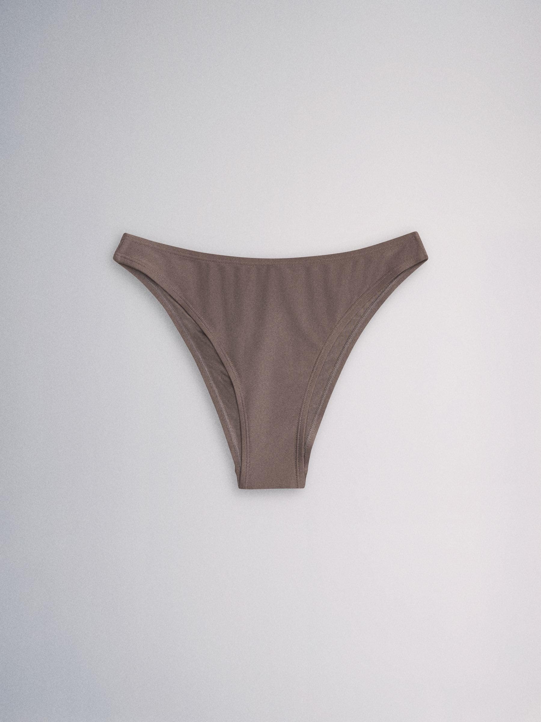 THE SET Donne Confezione da 3 di Slip Bikini a Gamba Alta | Adulto, High Leg, Mid Rise, Pull On, Lavabile in lavatrice