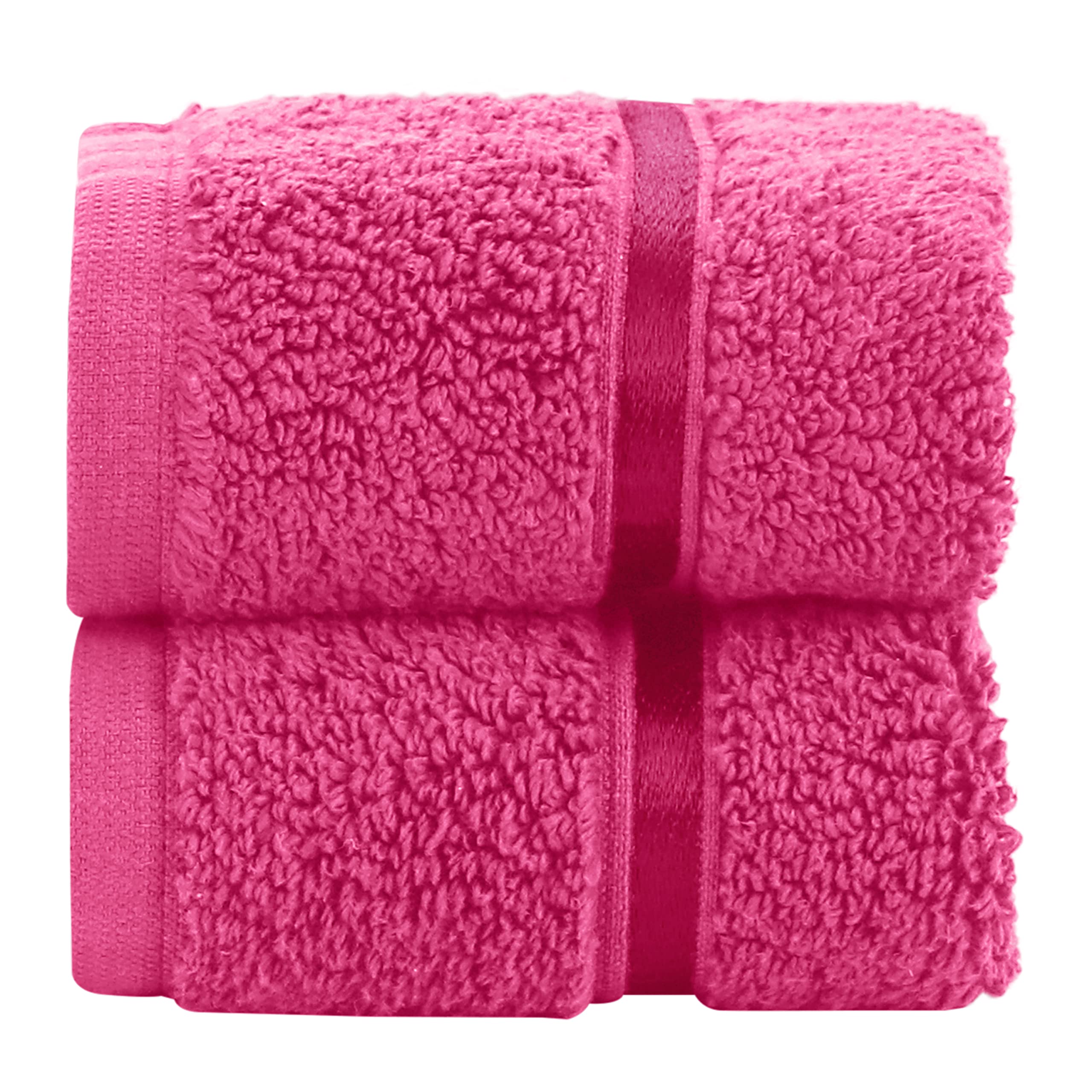 SPREAD SPAIN 100% Cotton Face Towel, Roman Face Towel Set of 2, 600 GSM, Super Absorbent, Soft & Quick Dry Towels for Gym, Sports, Travel, Suitable for Acne Prone Skin (30x30cm, Fuchsia) (B01NBJ568B) Amazon Price History, Amazon Price Tracker