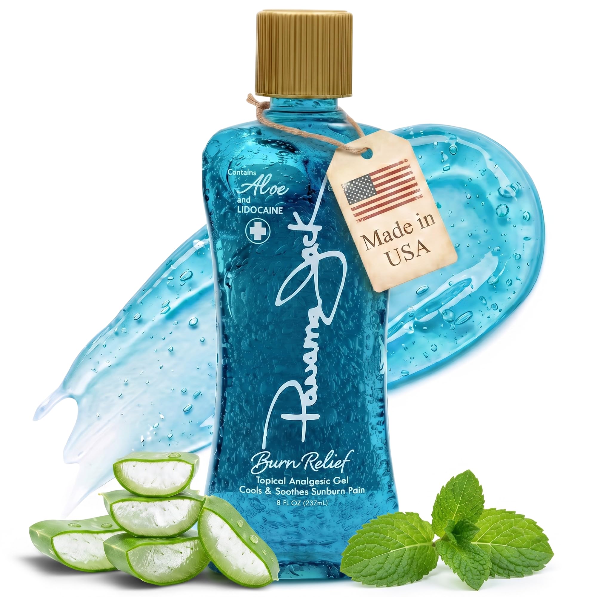 Amazon.com : Panama Jack Burn Relief Aloe Gel, 8 OZ (Pack of 1