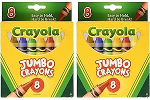 Crayolas gruesas para niños - Pack de 8 unidades, para niños de...