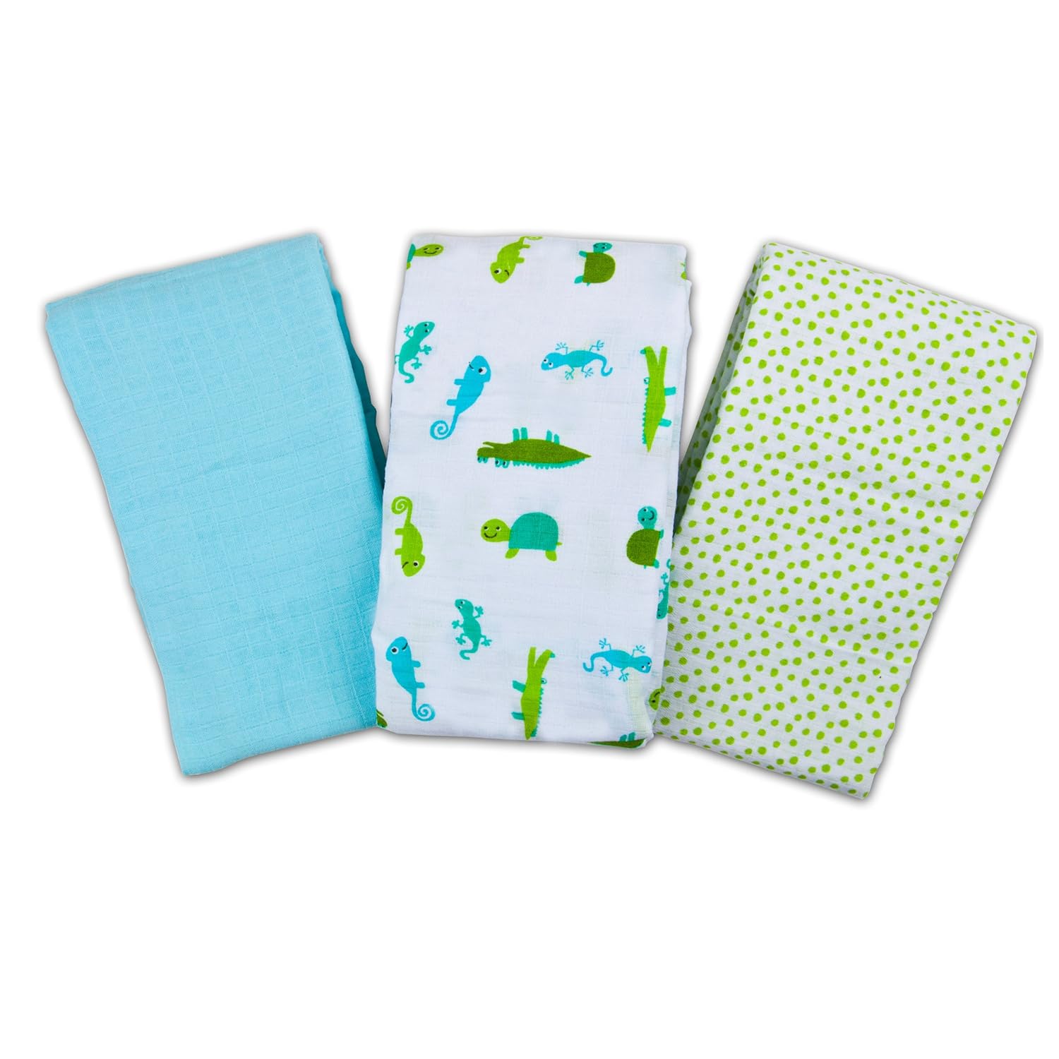 SwaddleMe Muslin Blanket, Reptiles, 3Pack Amazon.in Baby Products