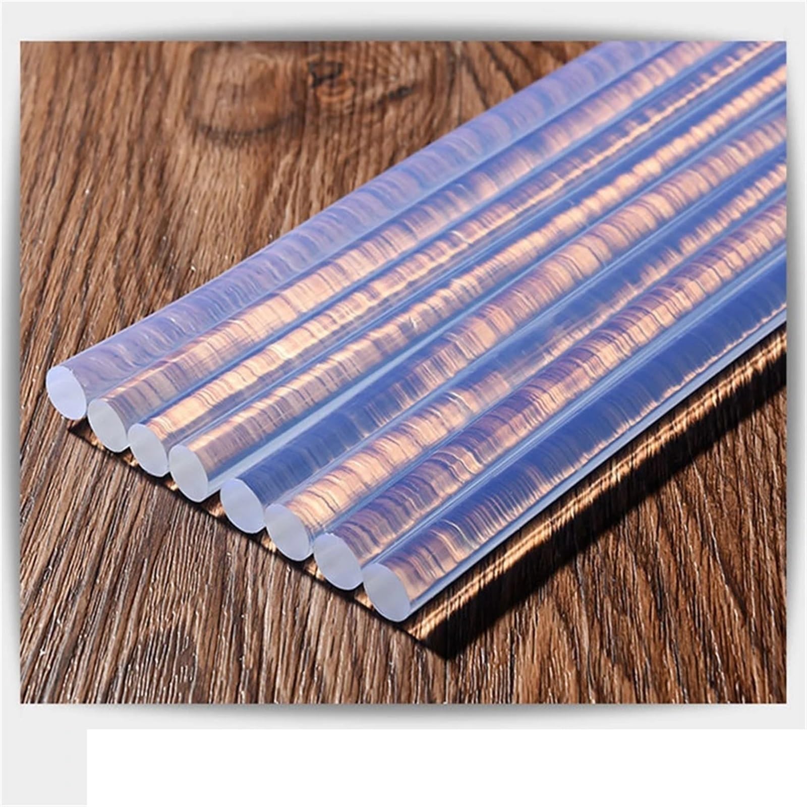50 pezzi 11mm x 100mm Stick di colla a caldo Strumenti trasparenti for artigianato Riparazione Lega Fai da te Accessori for utensili