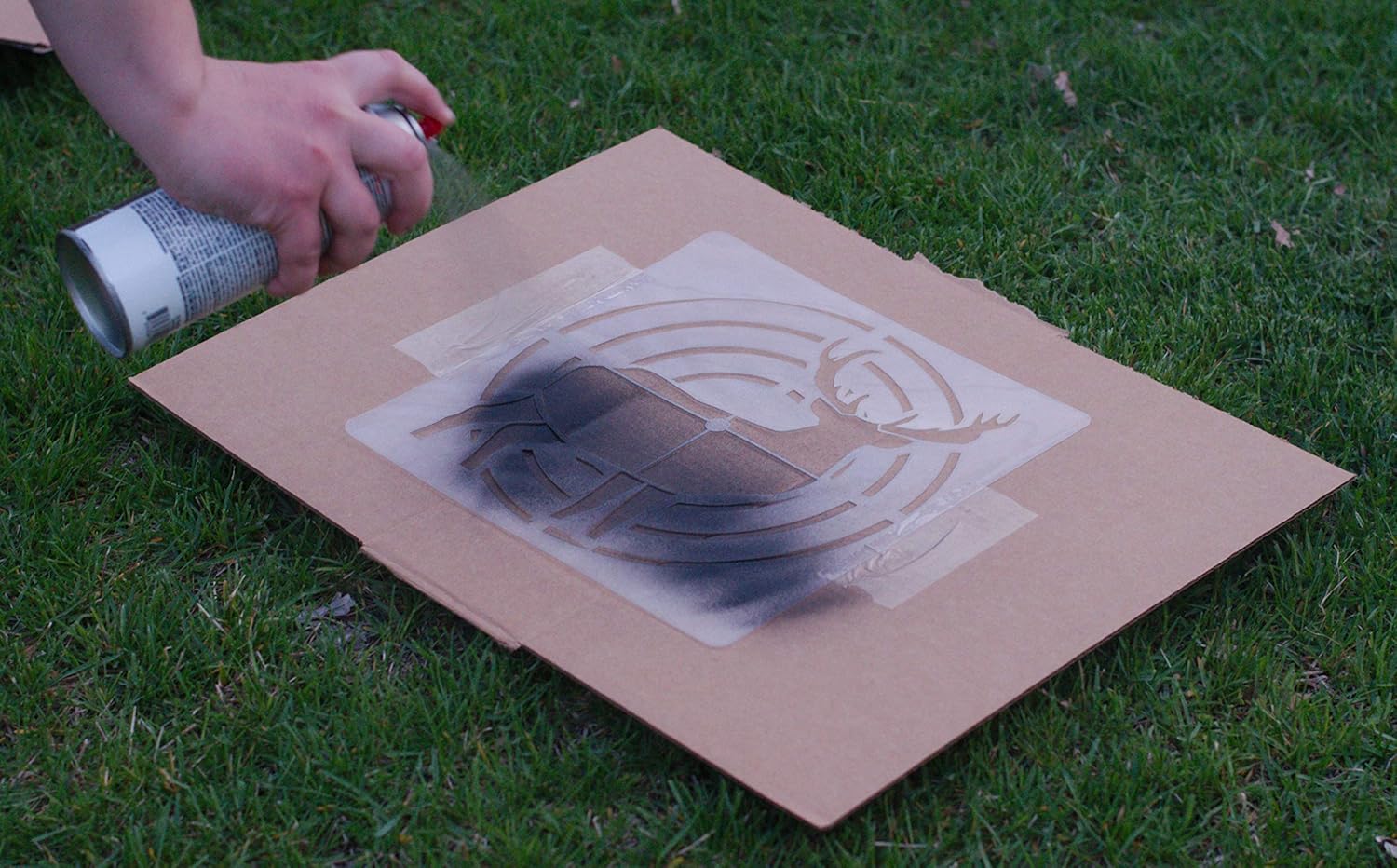 Shooting Gun Targets Stencils Super Bundle, 6 Designs, Reusable, Spray Paint Your Targets - Fun Large Practice Range Shooting