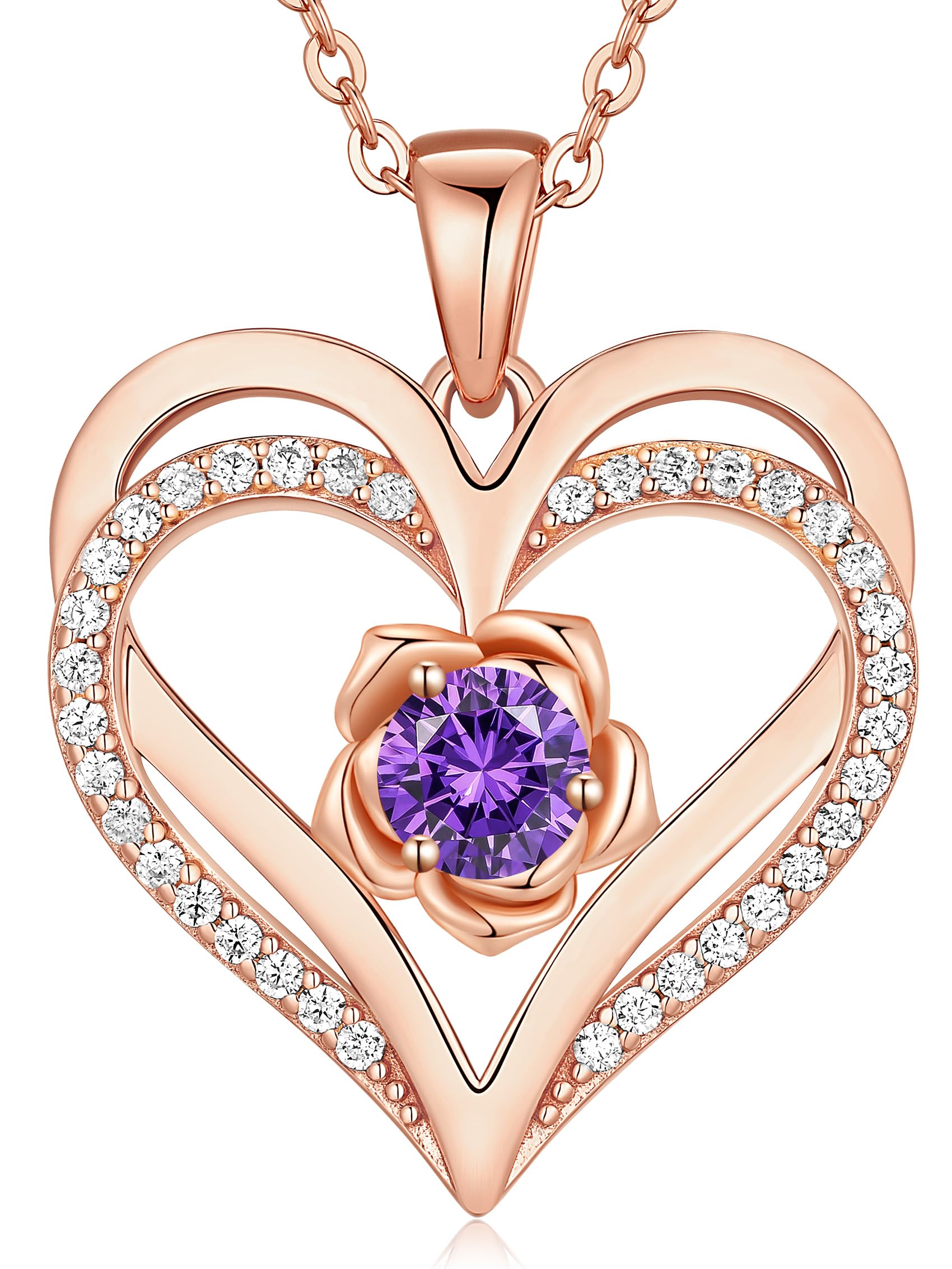 CDE I Love You Mom Heart Necklace