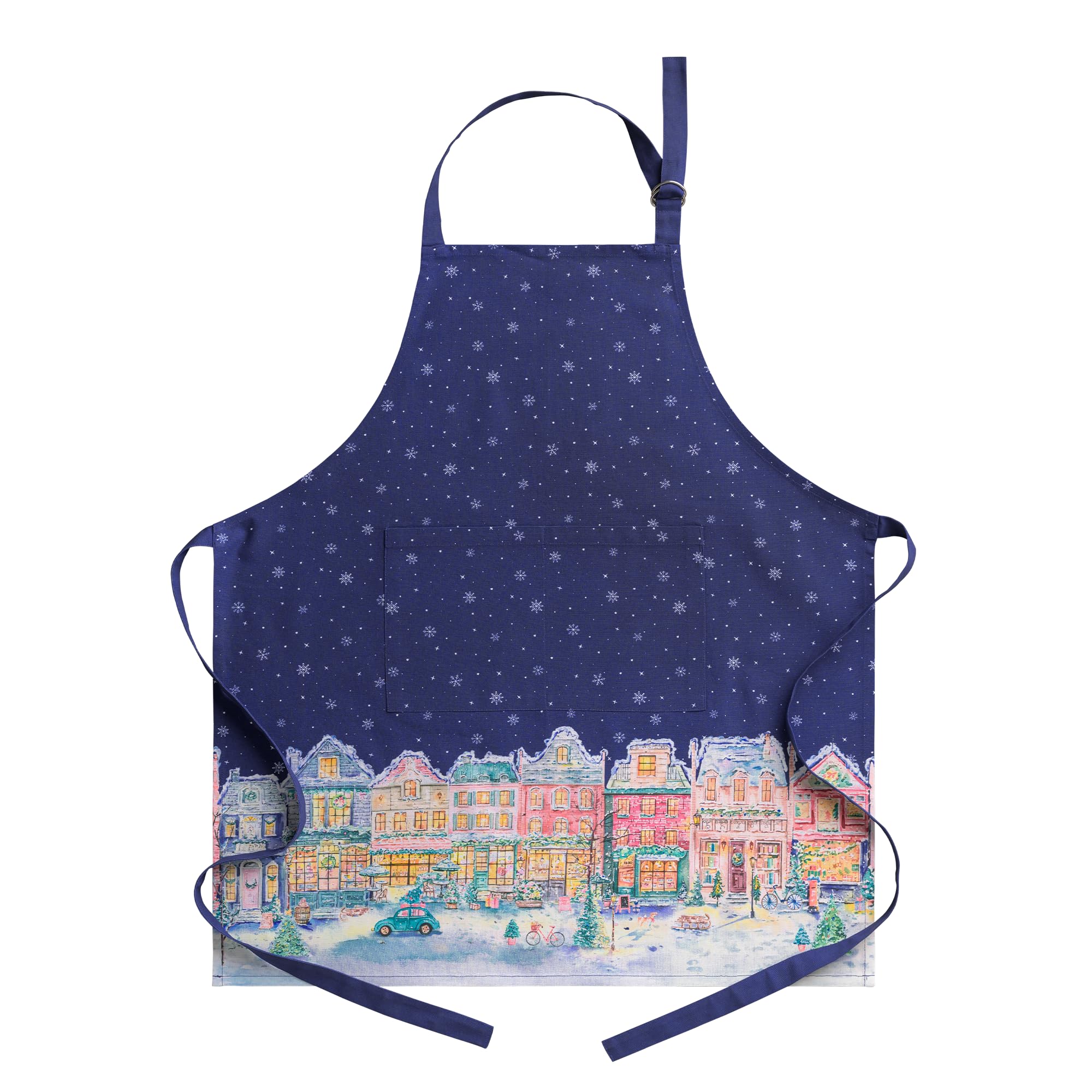 Maison d' Hermine Aprons for women with Pocket 100% Cotton (Pack of 1)