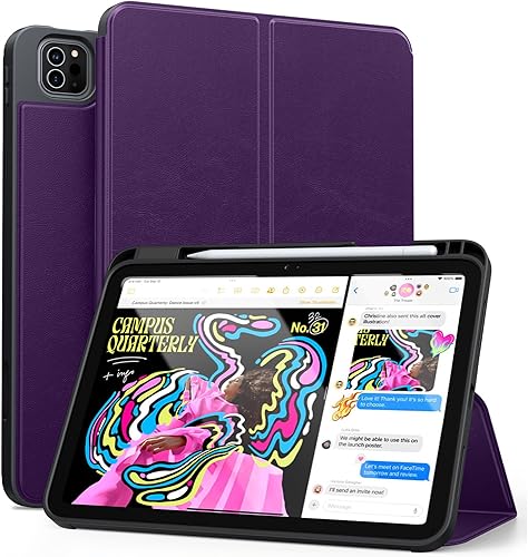 TORRAS Funda para iPad Air de 5 y 4 generación de 10.9 pulgadas, iPad Pro de 11 pulgadas (1, 2, 3 y 4 generación), funda protectora a prueba de