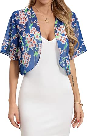 Missufe Women's Ribbed Bodysuit Top - Ruffle Flutter Sleeve, Summer Casual, Pink (Large) - View #7