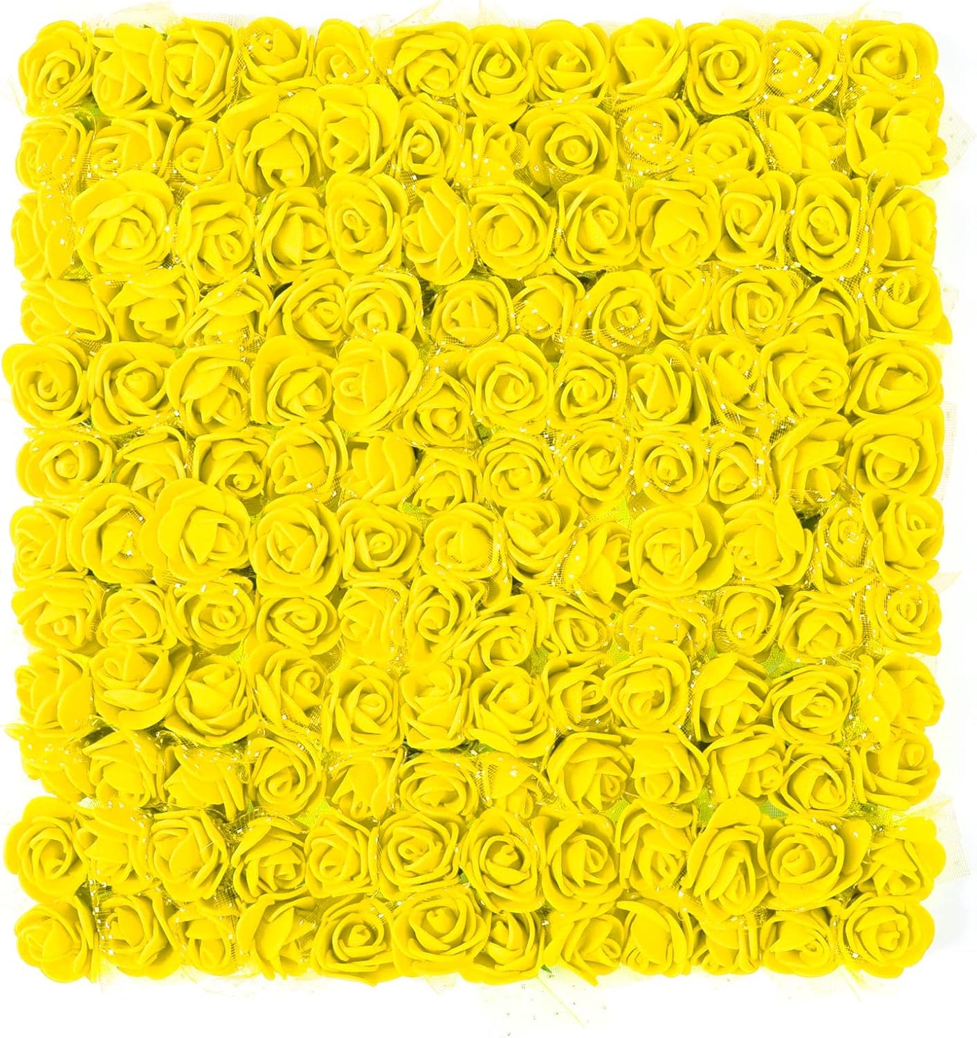 Taoyanmo 144Pcs Mini Roses Artificial Flower Realistic Flower for Accessories Bridal Hair Clips Headbands Dress Bridal Bouquets