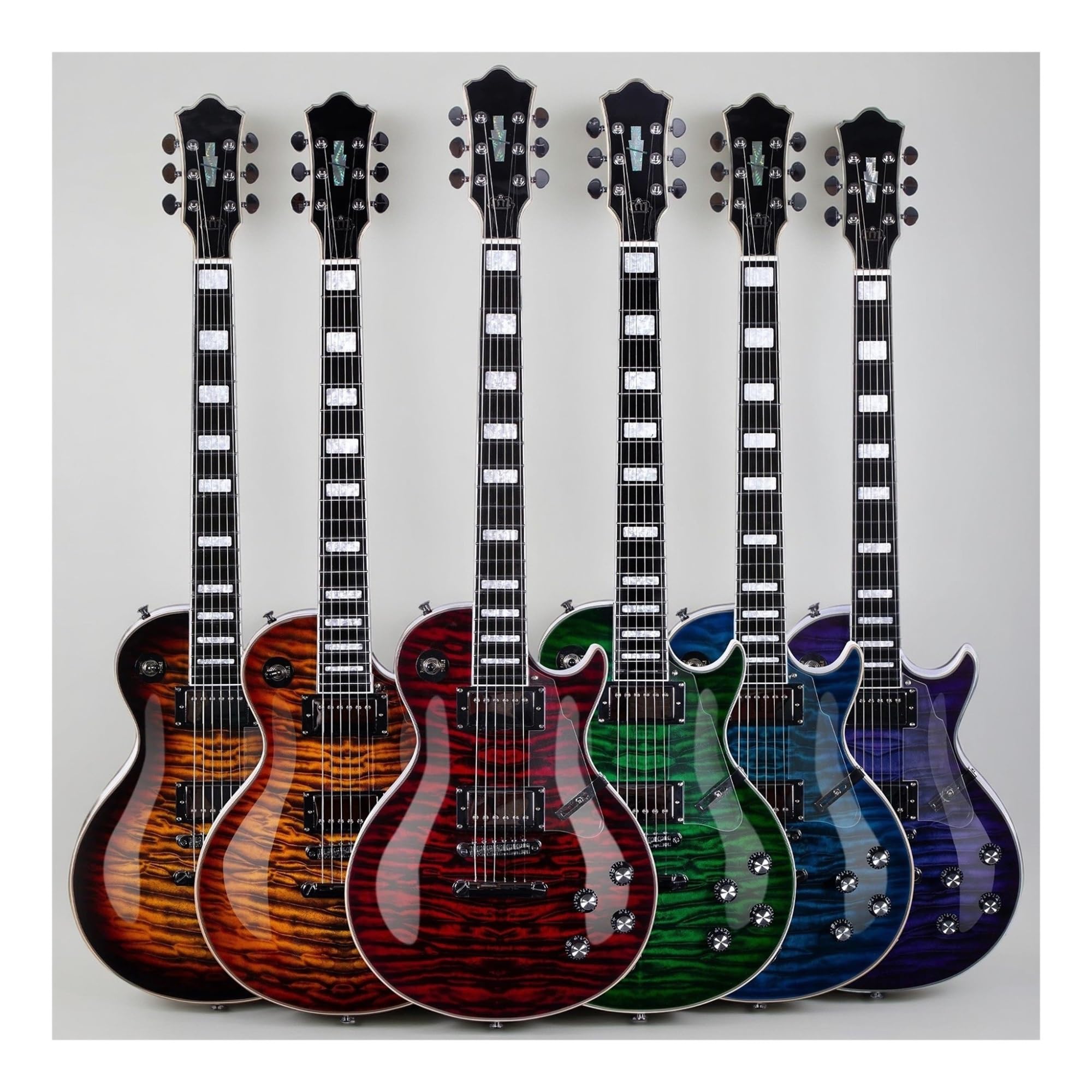 Strumento Per Esercitarsi Con I Colori Della Chitarra Elettrica Adatto Ai Principianti(Dark Blue)