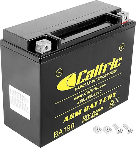 Caltric Agm - Batería compatible con Yamaha V-Max 600 Vx600 Sx Er Dlx 1999-2003