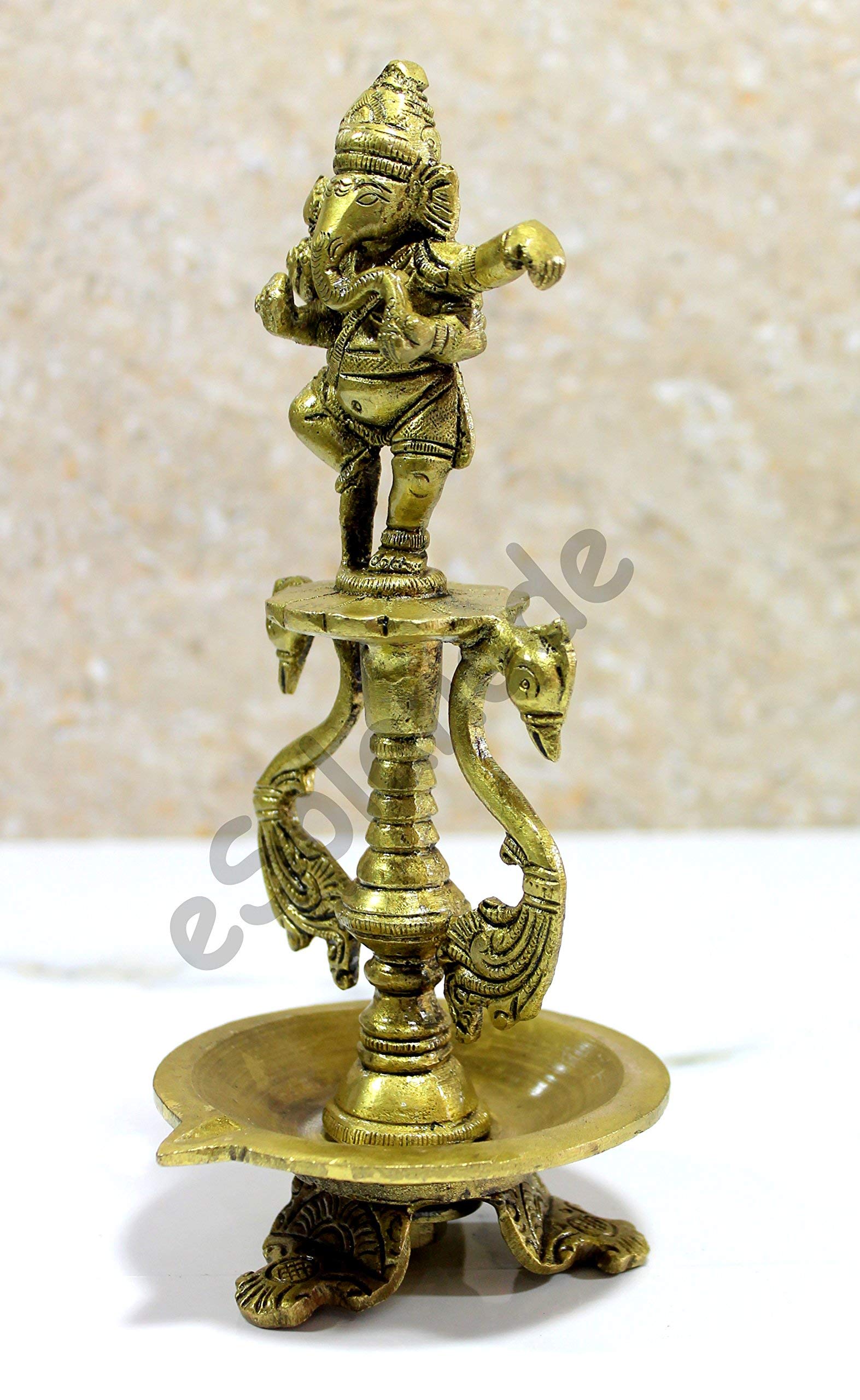 Buy eSplanade Brass Diya Oil Lamp Diya Deepam Lamps Kuthu Vilakku