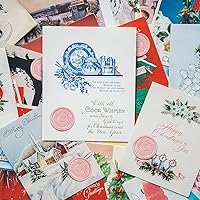 Vista 4 de 50 calcomanías adhesivas de sello de cera con letra M rosa, hechas a mano, sin necesidad de sellar, rasgar y usar calcomanías de cera