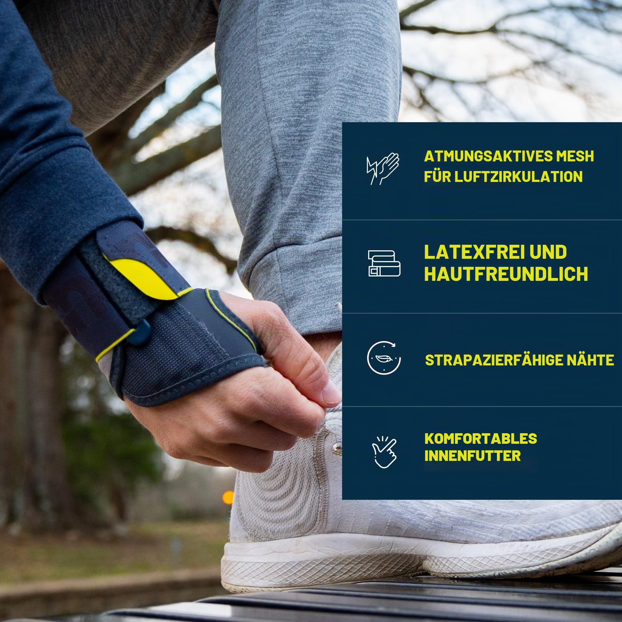 Push Sports Handgelenkbandage von Large - Right